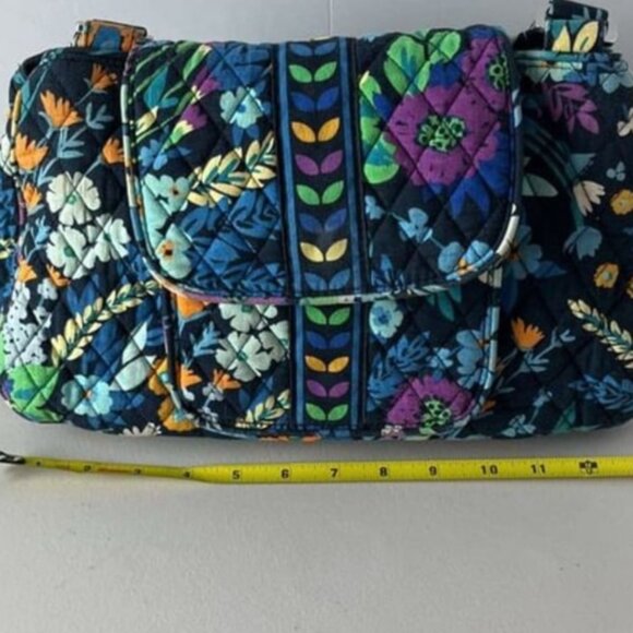 Vera Bradley Midnight Blues Floral Quilted Shoulder Bag - Picture 8 of 9